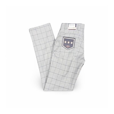 Bertini Pant - Grey Check E059