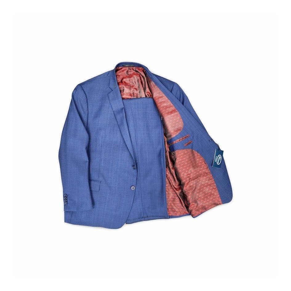 J.Grill Suit - Cobalt Check