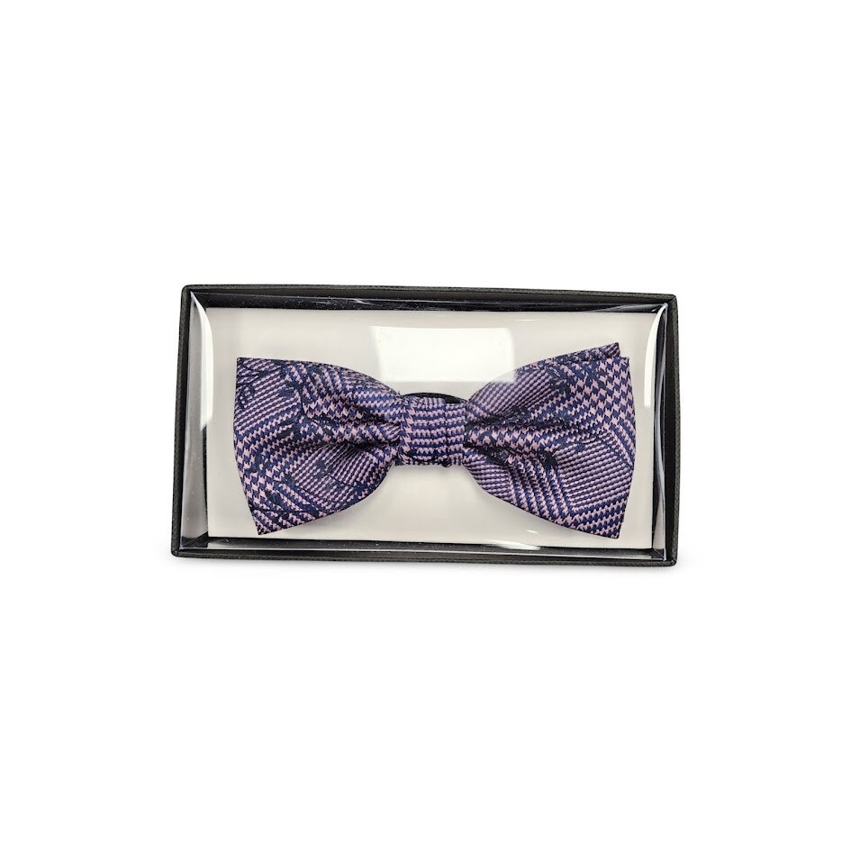 Purple Textured Bow Tie - 3282-2
