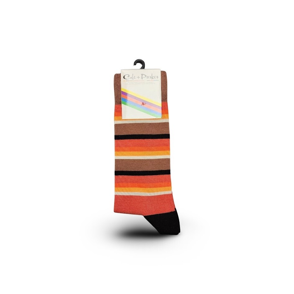 Cole &amp; Parker Dress Sock - Pumpkin