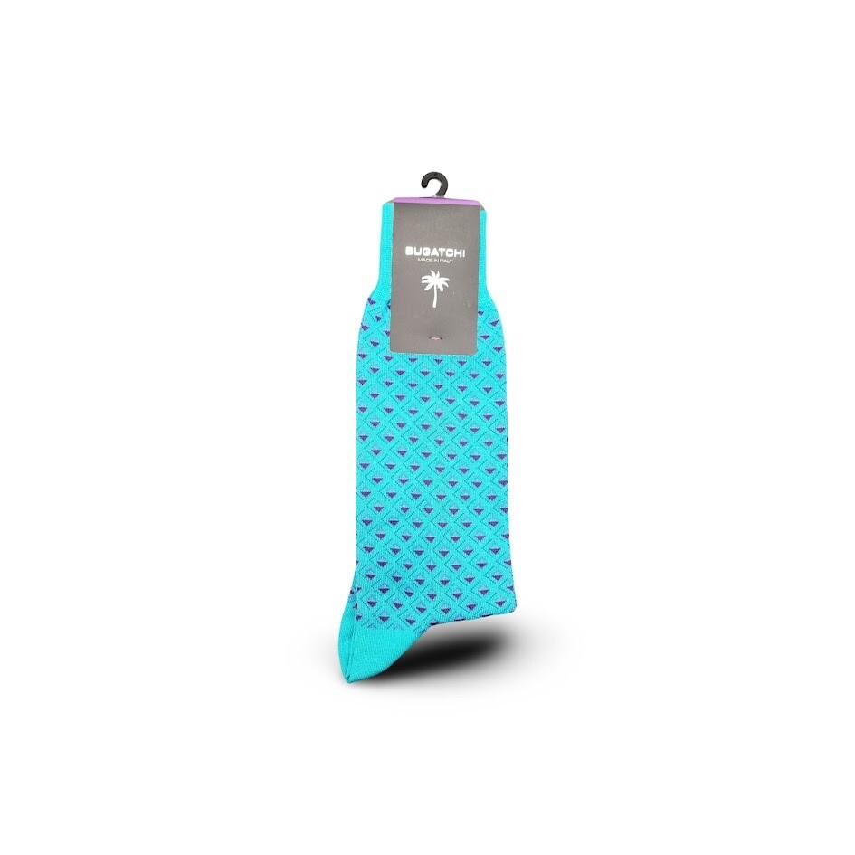 Bugatchi Socks - Aqua Grape