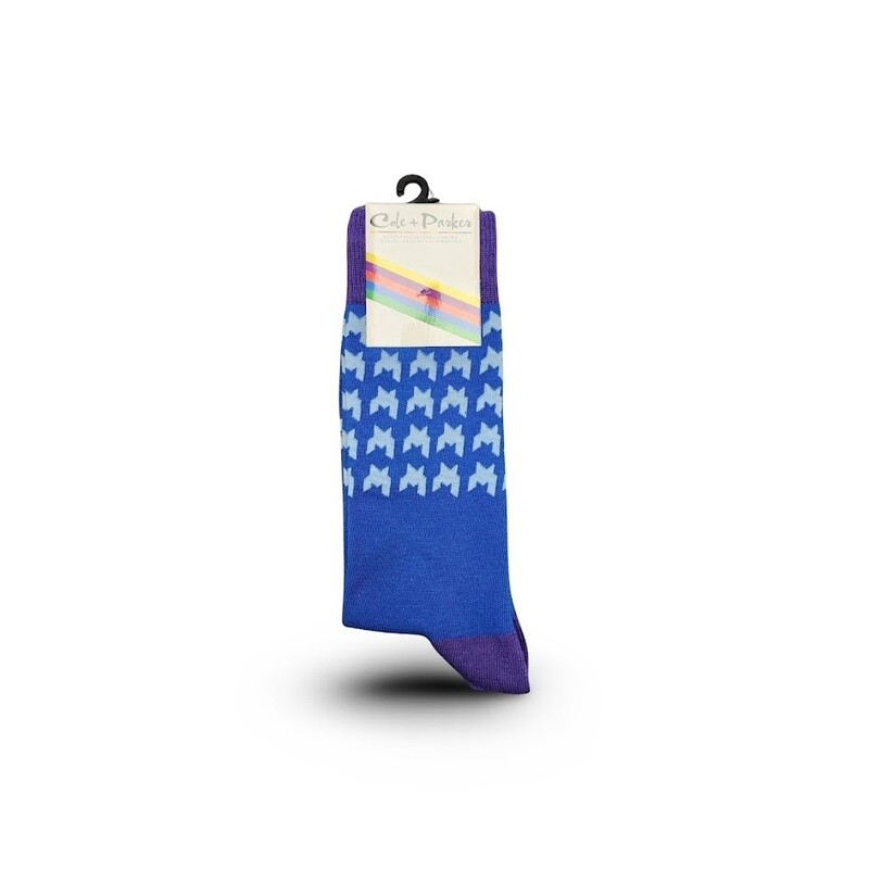 Cole & Parker Dress Sock - Galaga Blue