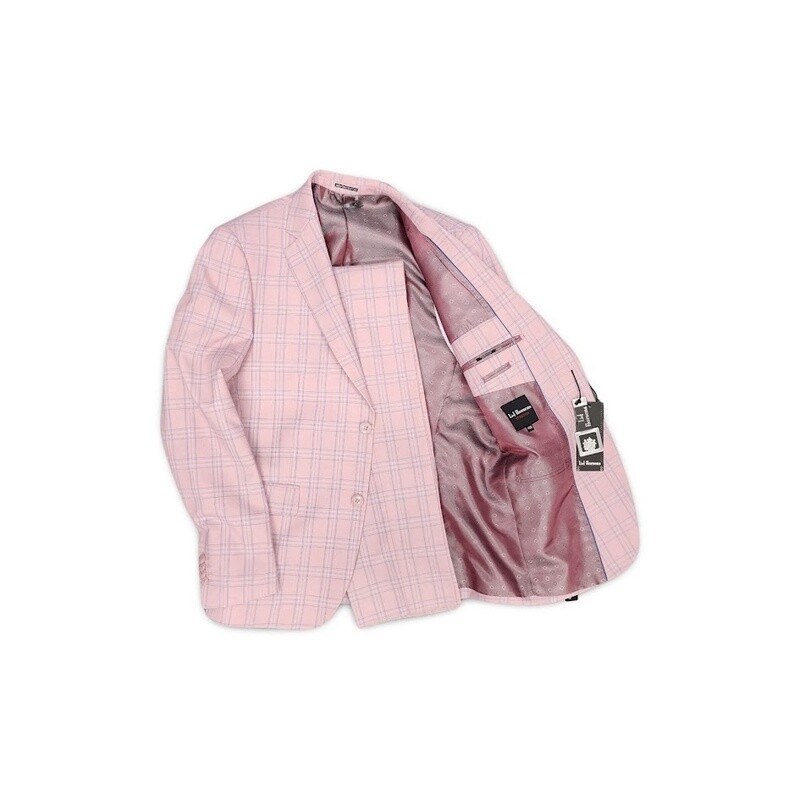 Lief Horsen's Suit - Pink Check