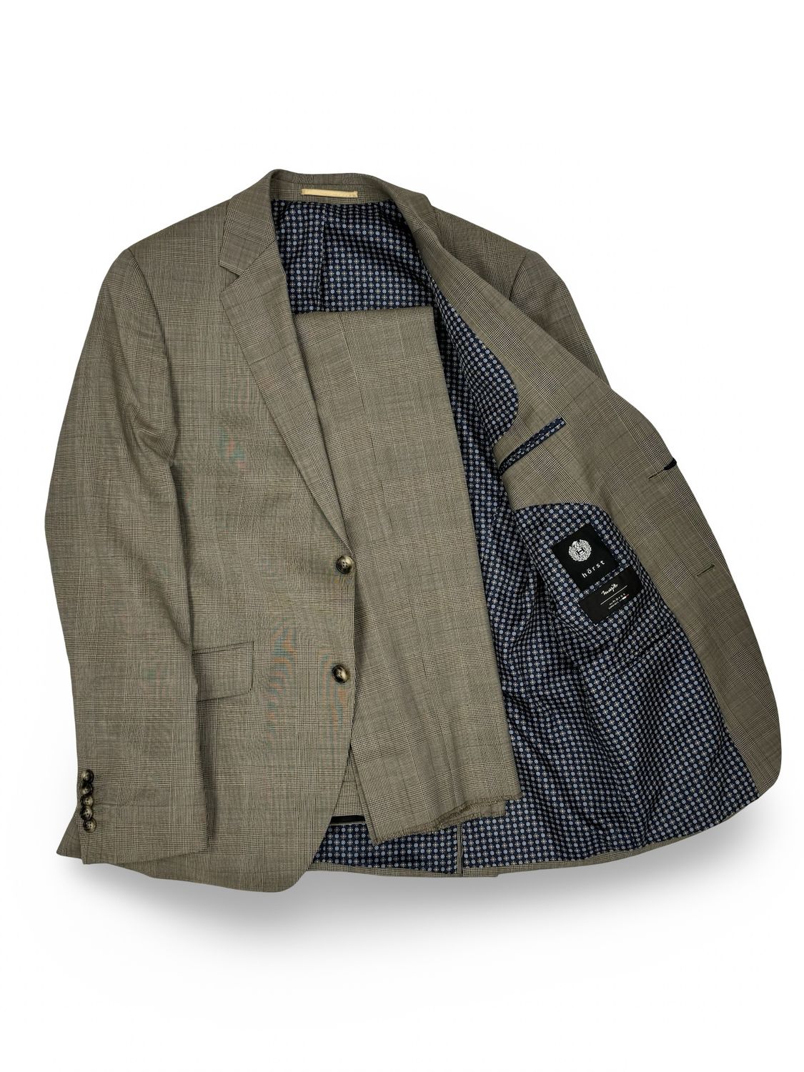 Marzotto Suit - Brown Check