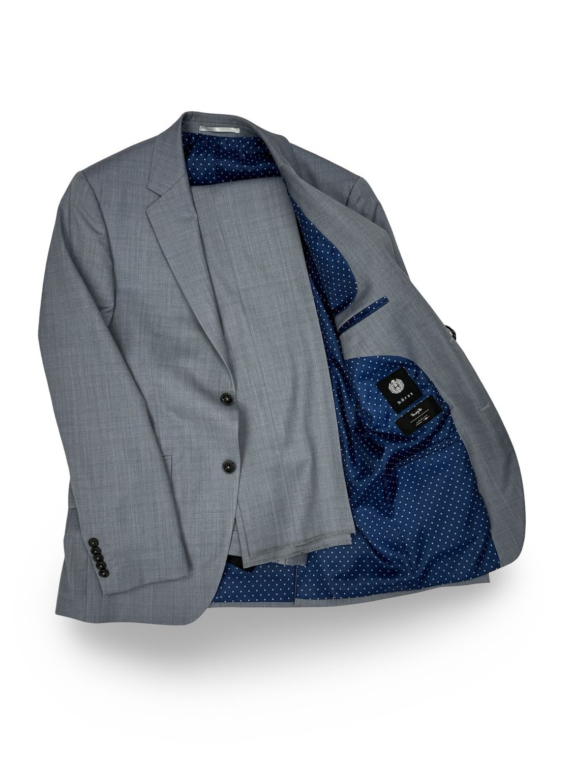 Marzotto Suit - Blue/Brown