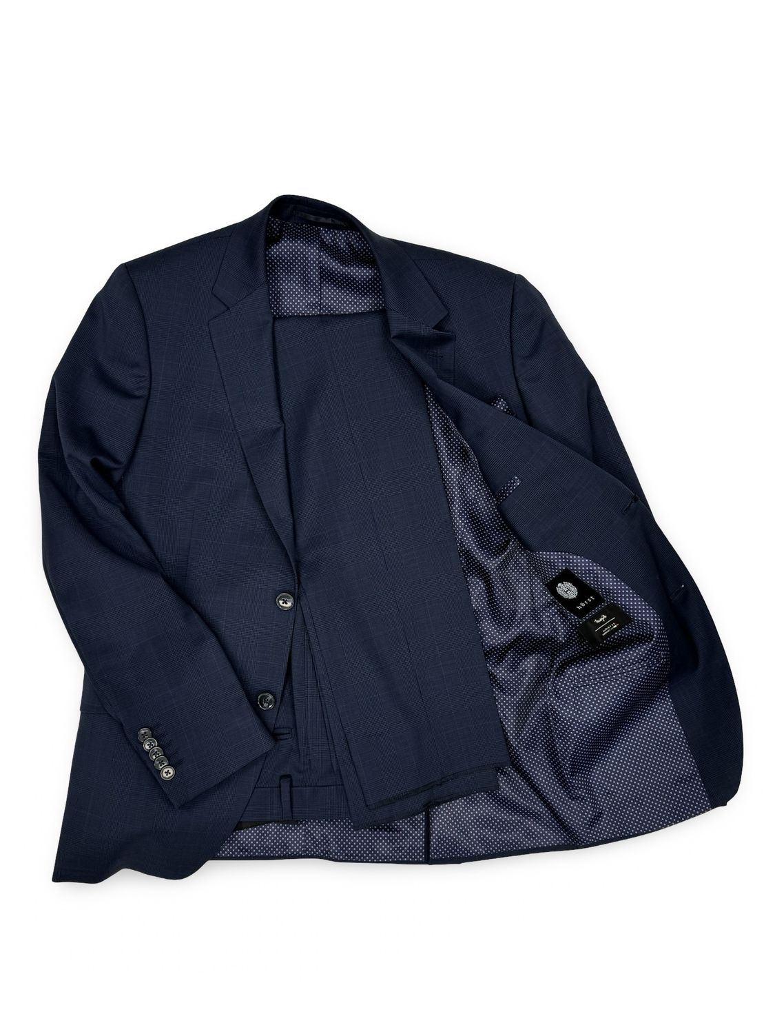Marzotto Suit - Blue Check