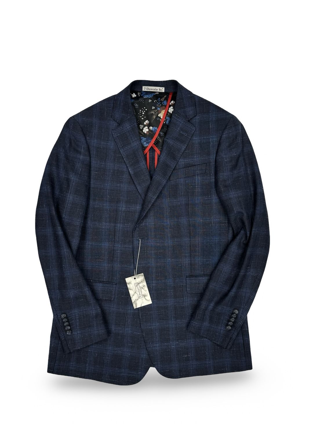 7 Downie St. Blazer - Blue Windowpane