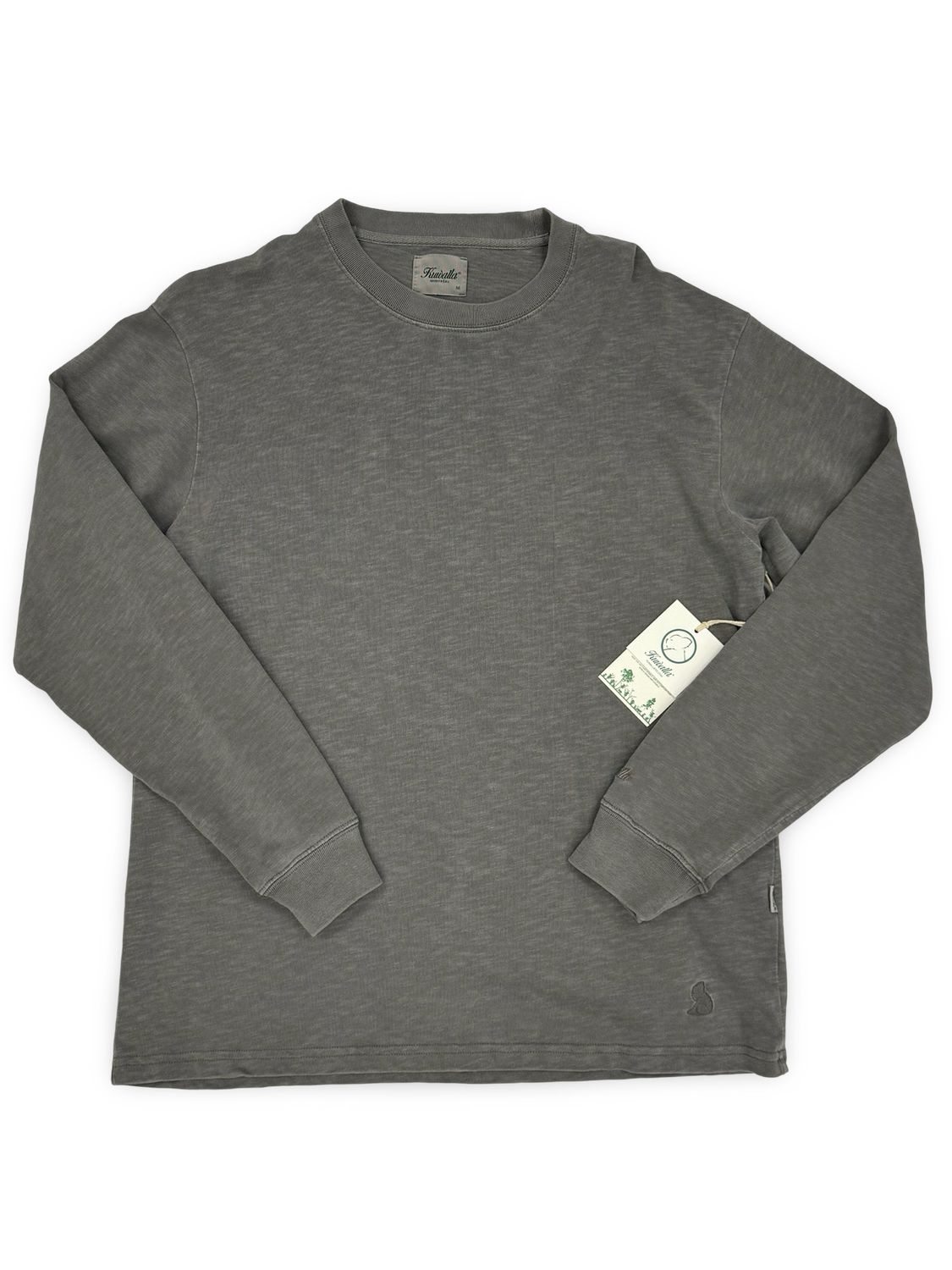 Kuwalla Slub Long Sleeve - Grey