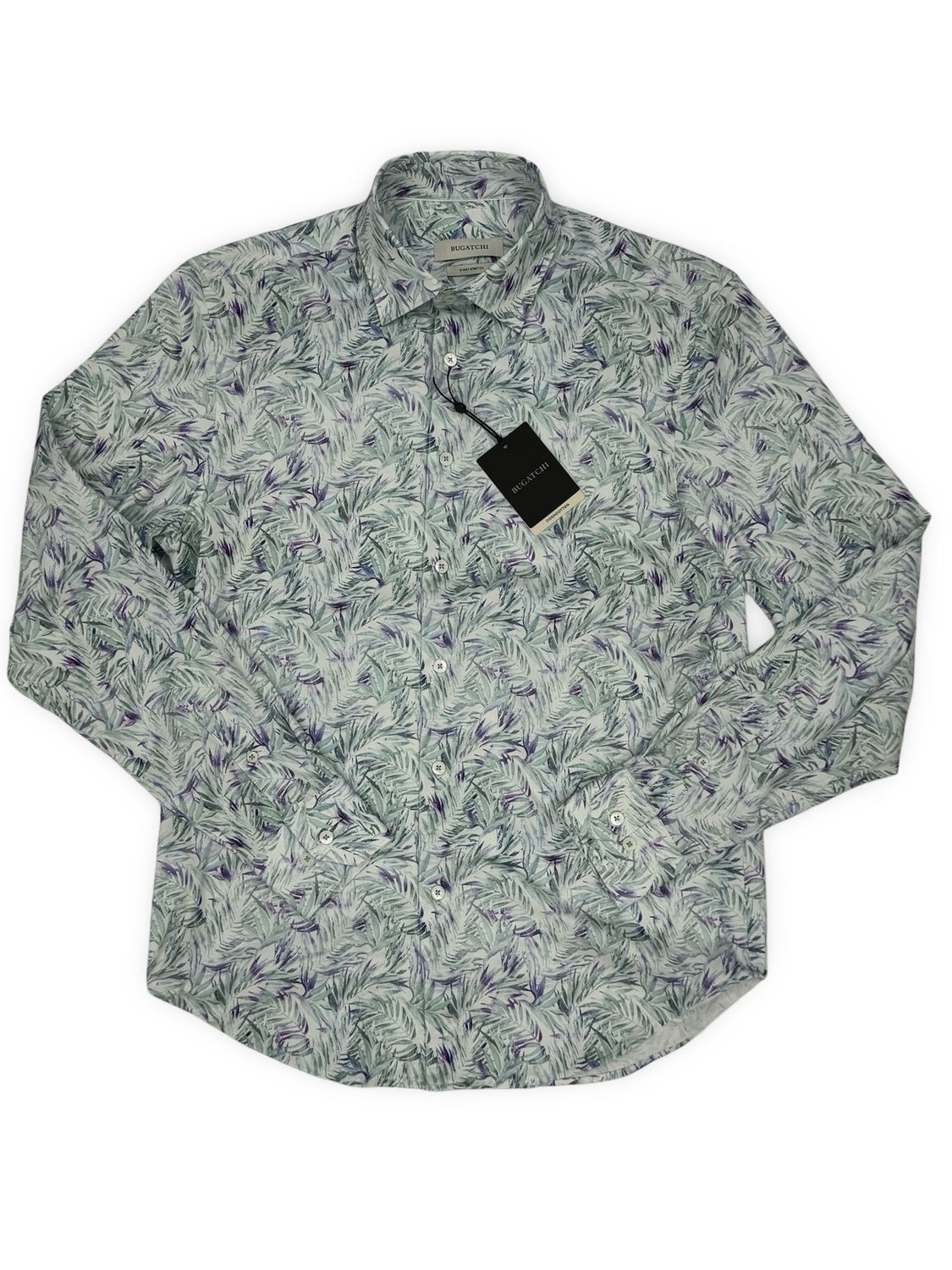 Bugatchi Shirt - Aqua Grape