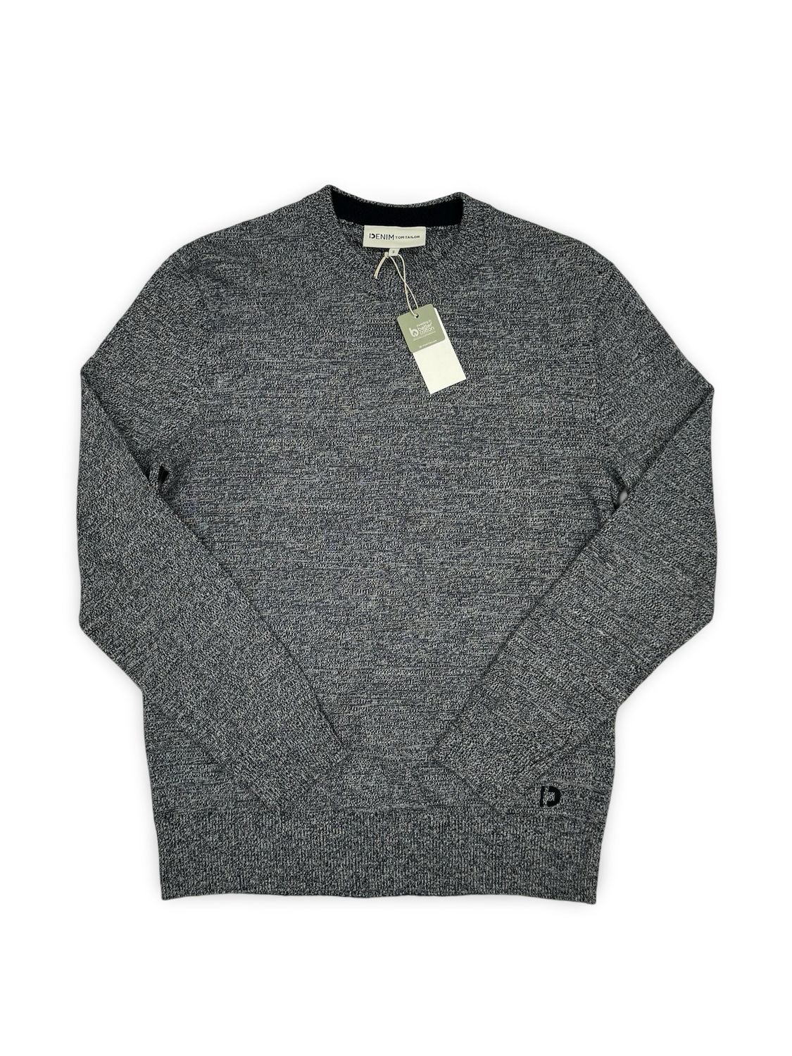 Tom Tailor Long Sleeve Tee - Navy Melange