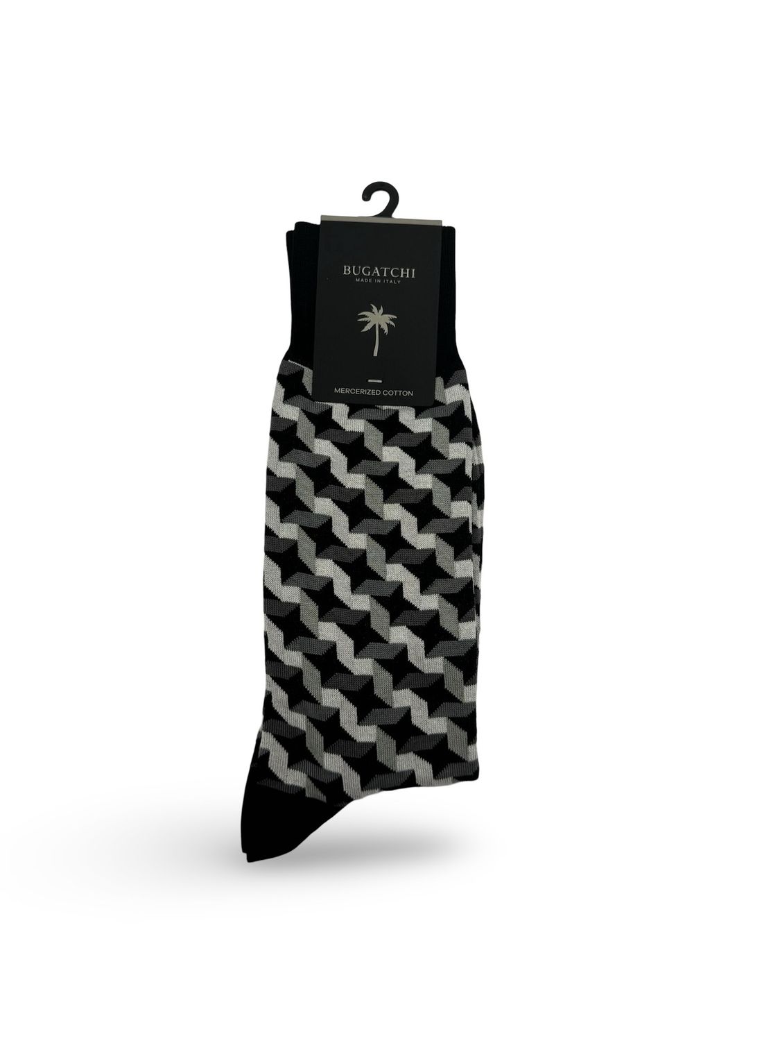 Bugatchi Socks - Black Hound