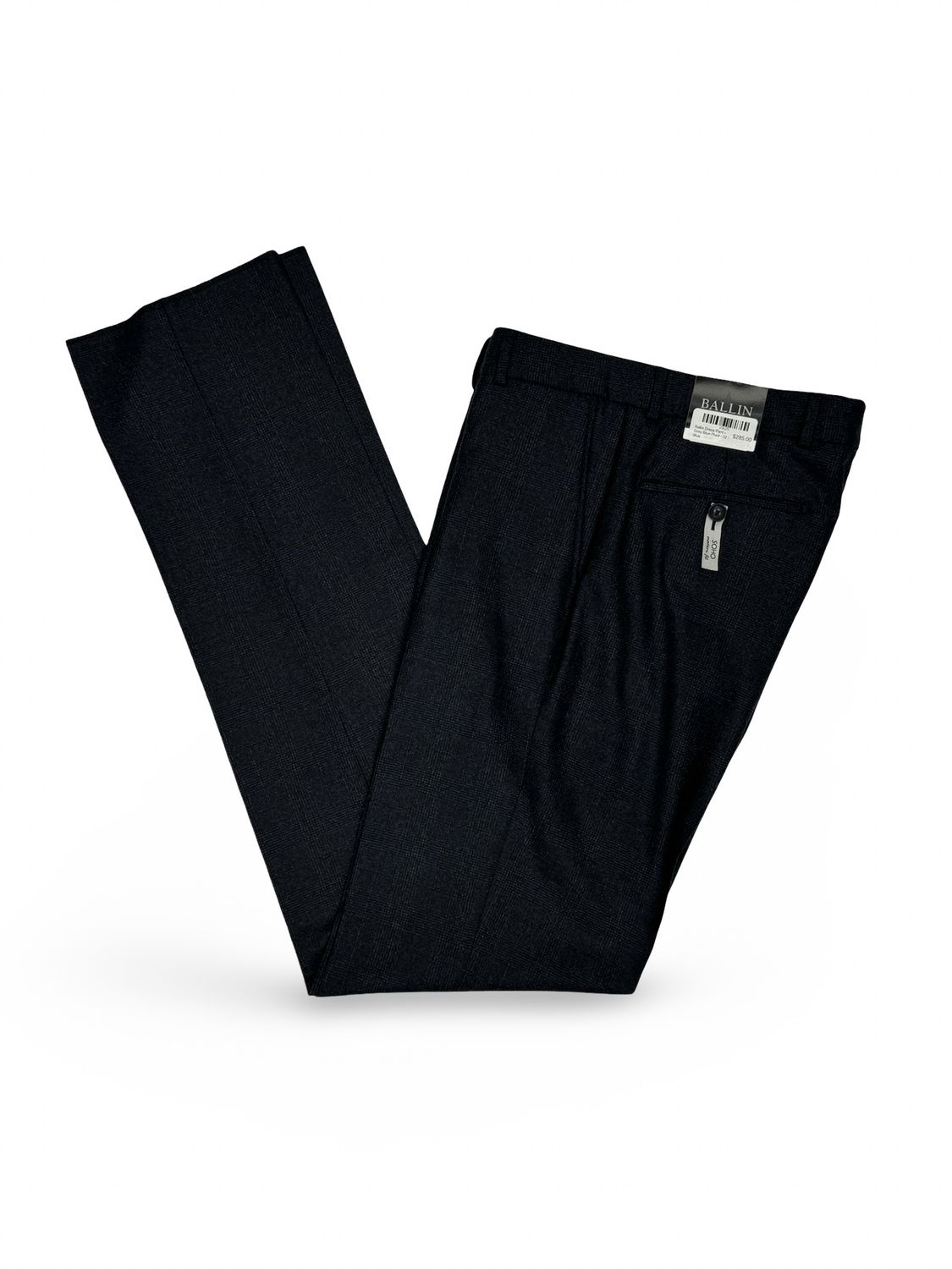 Ballin Dress Pant - Grey Blue Plaid