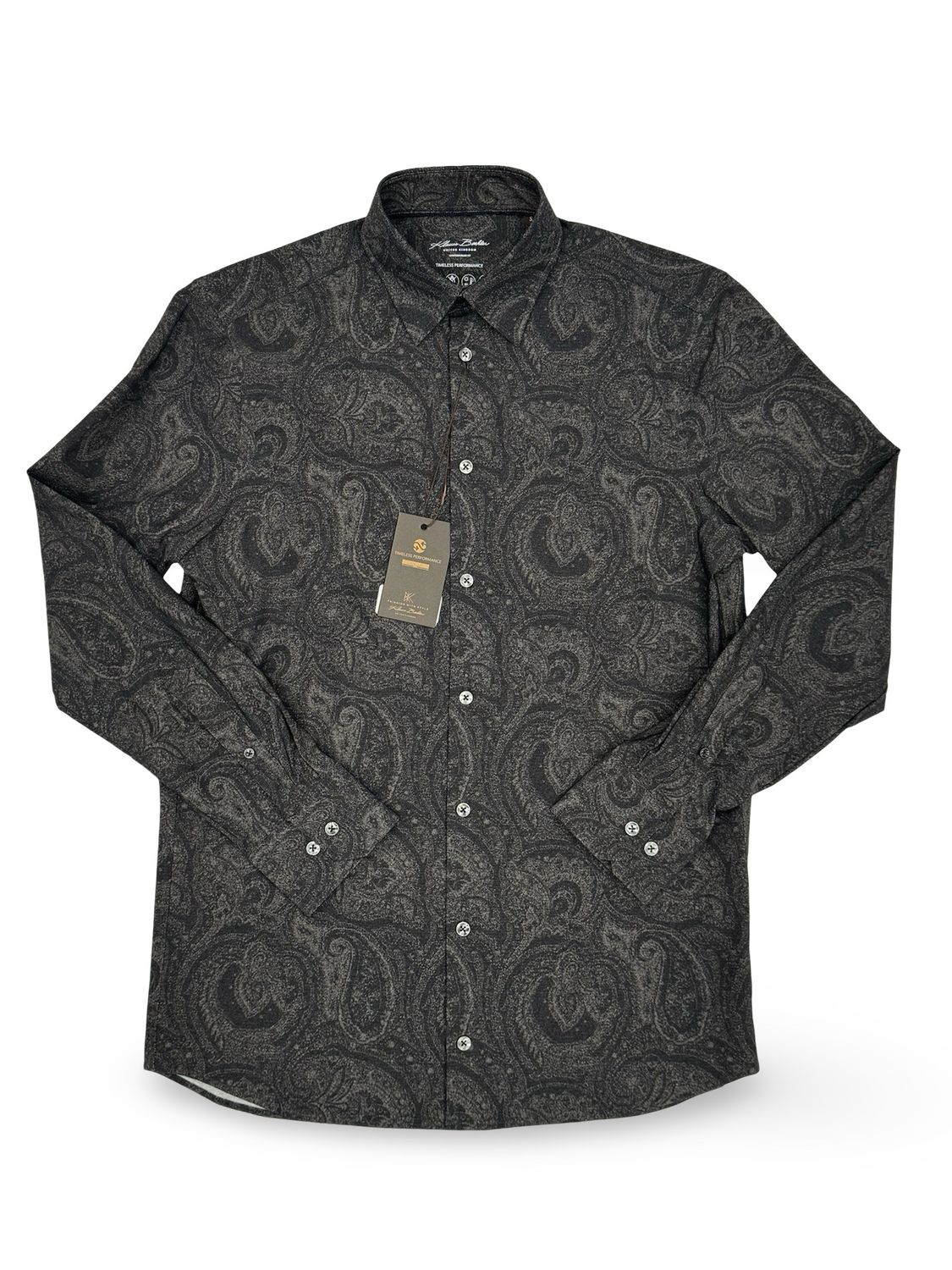 Klaus Boehler Sport Shirt - Grey Paisley