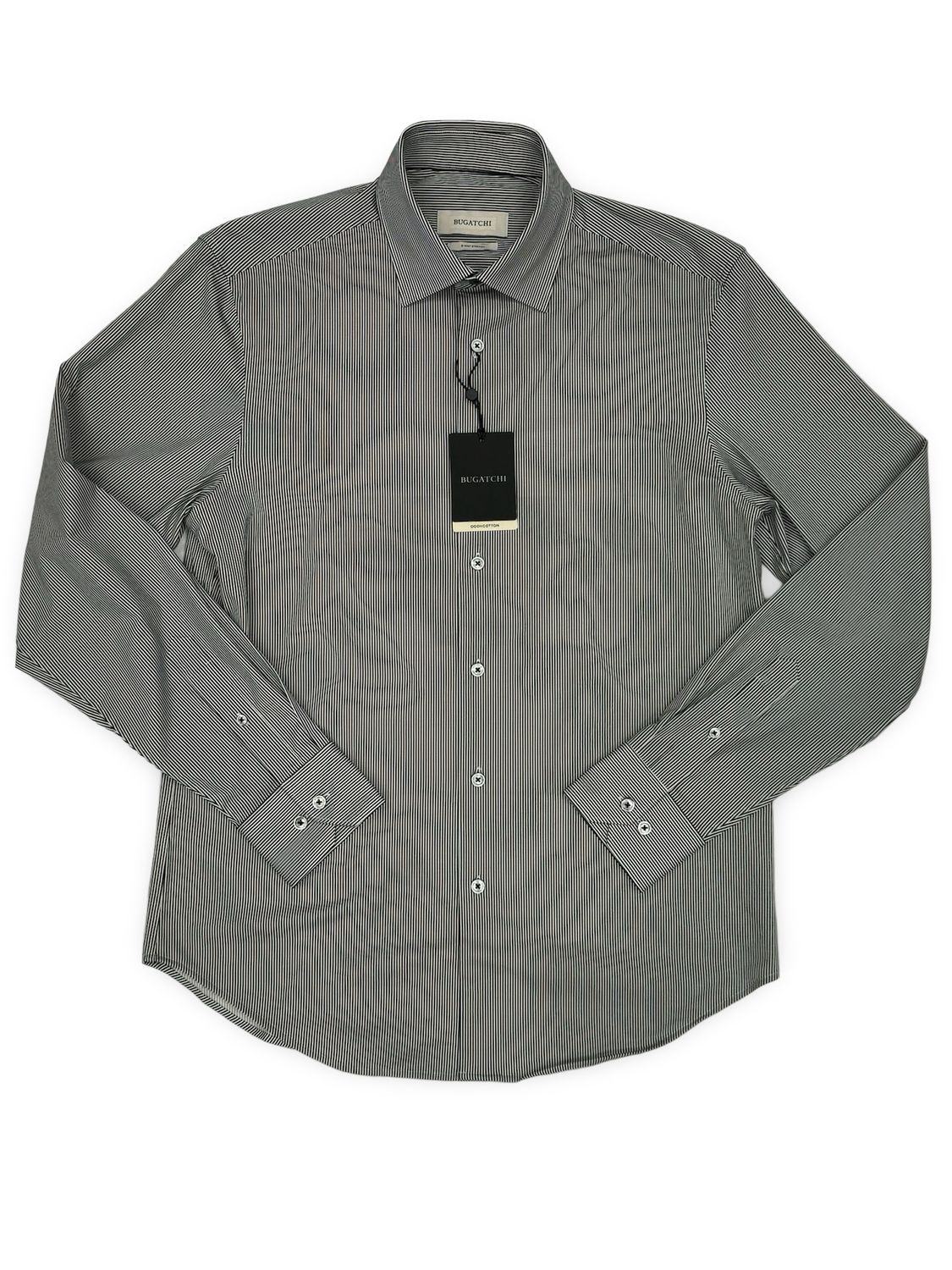 Bugatchi Shirt - Black Stripe