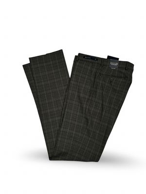 Ballin Dress Pant - Brown Grey Plaid