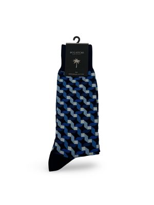 Bugatchi Socks - Blue Hound
