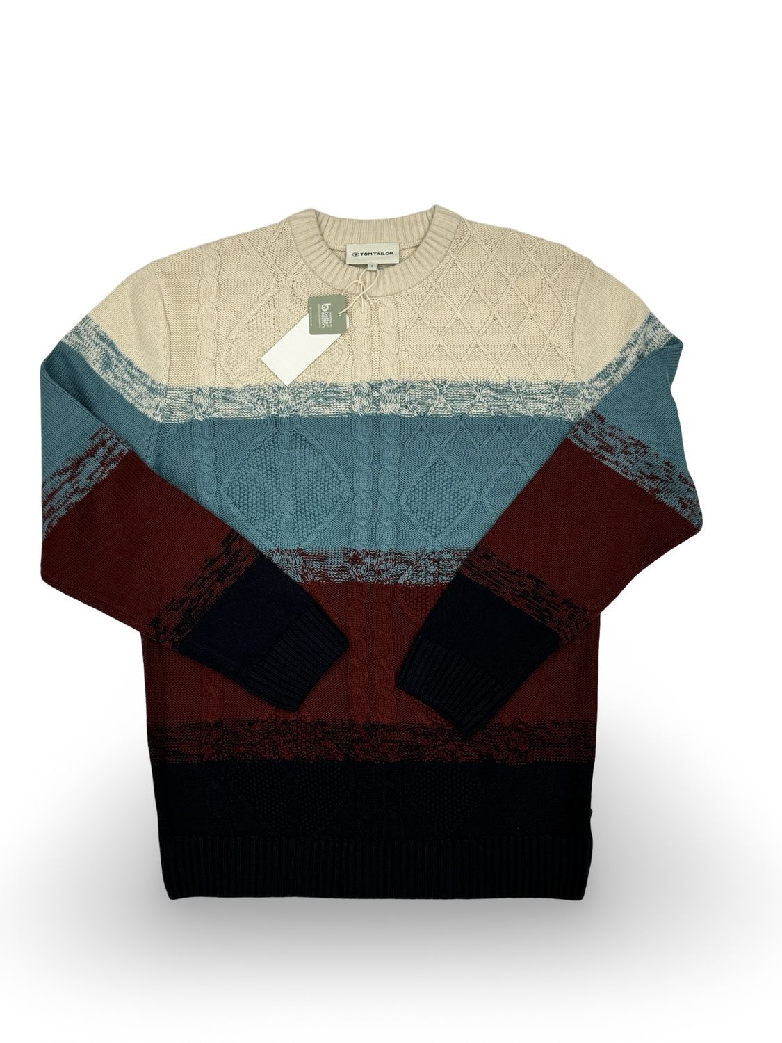 Tom Tailor Sweater - Burgunblue