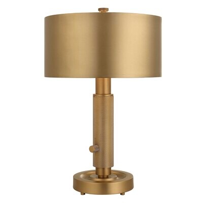 Knurl Mini Lamp-Brass