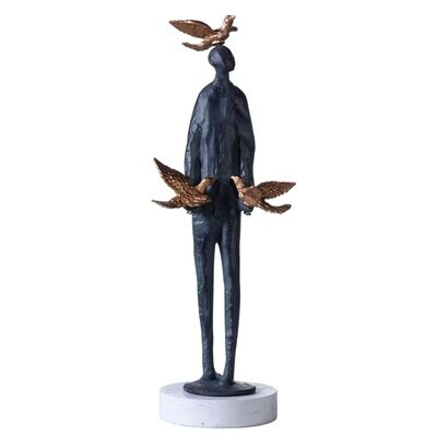 Bird Man Sculpture
