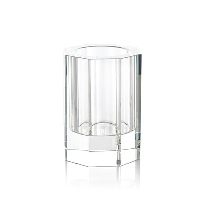 Emilia Octagonal Crystal Vase