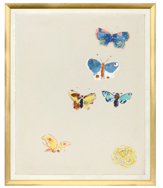 Collection Vintage - Papillon et Fleurs - Large