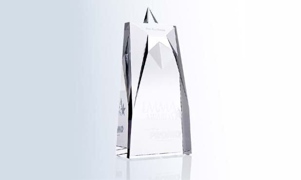 Supreme Star Series Crystal Award: 8"-102049