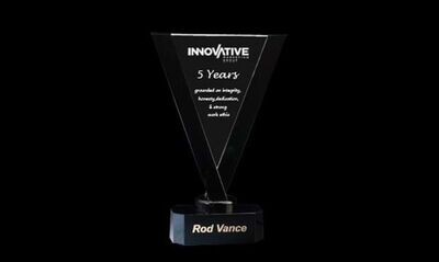 Royal Victory Series Crystal Award:10-1/2"-102479