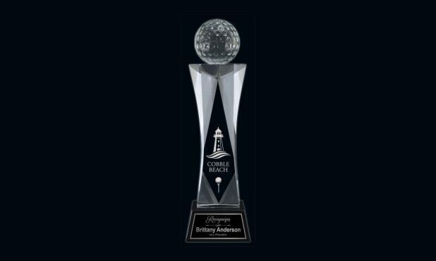 Indian Wells Glass Award: 11"-102787