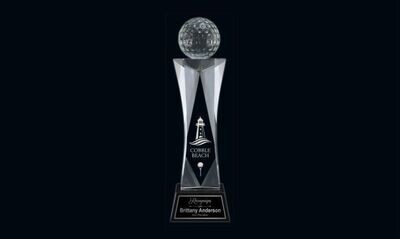 Indian Wells Glass Award: 11"-102787