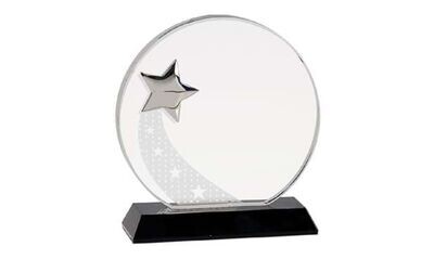 Rising Star Series Crystal Award: 7-1/4"-102847