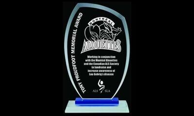 St. Thomas Series Glass Award: 7-7/8"-102964