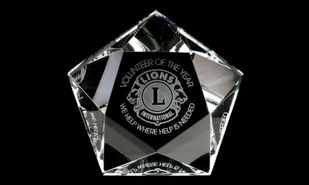 Star Series Optic Crystal Paperweight: 4" x 3-3/4"-103232