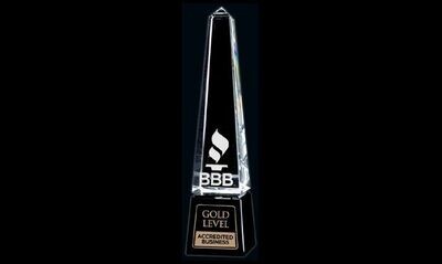 Accolade Series Optic Crystal Award: 10-3/8"-105887