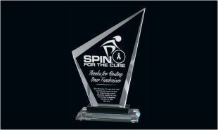 Velocity Series Smoked Glass Award: 7"-106000