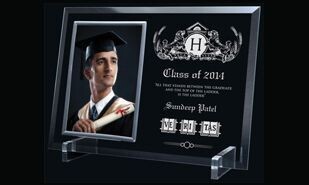 Glass Photo Frame: 9" x 12"-106010