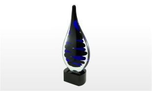 Black Twist Art Glass Award: 11-1/4"-106874