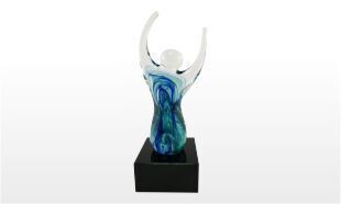 Hands to Heaven Art Glass Award: 9"-106877