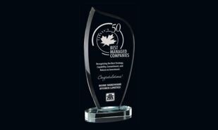 Quest Series Clear Glass Award: 7-7/8"-107641