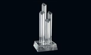 Prudential Series Optic Crystal Award-107659