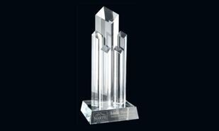Millennium Series Optic Crystal Award: 11"-107657
