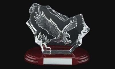 Soaring Eagle Iceberg: 7" x 6-5/8"-101056