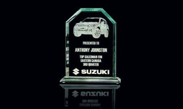 Windsor Series Jade Glass Award: 4-1/4" x 6-3/8"-101210