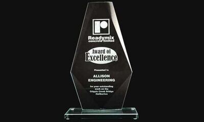 Coulton Series Jade Glass Award: 9-1-2"-101231