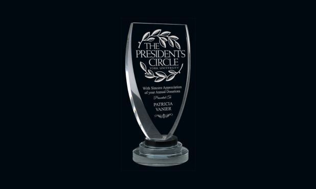 Vanity Series Glass Award: 8-1/4"-101502