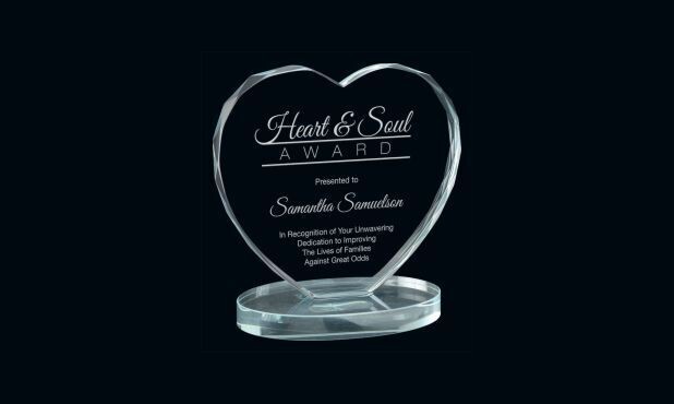 Passion Series Glass Award: 5"-101522