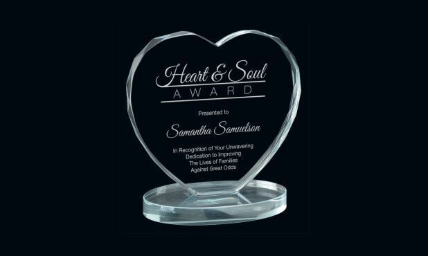 Passion Series Glass Award: 6"-101523