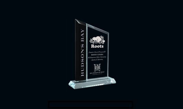 Berkshire Series Glass Award: 4-1/4" x 7-1/4"-101694