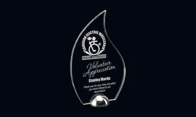 Juniper Glass Award: 4-1/4" x 6-3/4"-101691