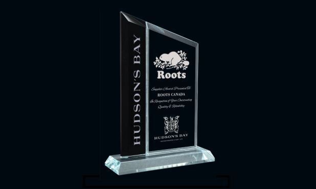 Berkshire Series Glass Award: 5-3/8" x 9-3/4"-101698