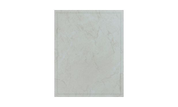 White Marble Laminate Plaque: 10-1/2" x 13"-100695